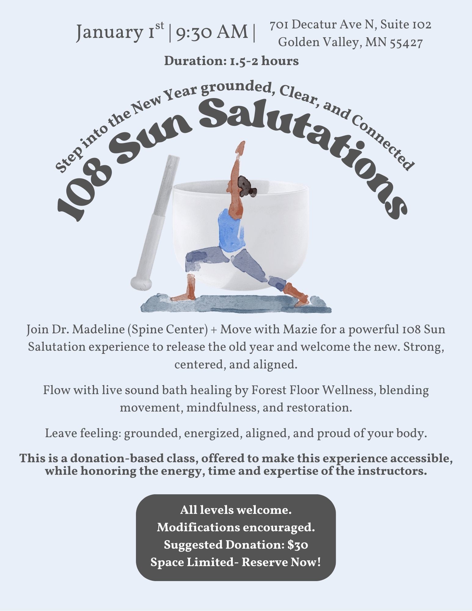 Brown Beige Organic Delicate New Year Yoga Classes Event Flyer  (2)